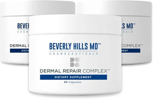 Beverly Hills MD Suplemento de Reparación Dérmica Anti-Envejecimiento - Ácido Hialurónico, Colágeno, Vitaminas para una Piel Lisa y Tersa (3)