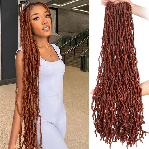 Miniatura 29 de ZRQ Extensiones de cabello sintético de ganchillo de 36 pulgadas, 3 paquetes, color negro natural, preenlazadas, largas, de diosa, sintéticas, 1b#