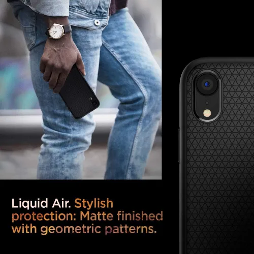 Miniatura 4 de Spigen Liquid Air - Funda diseñada para iPhone XR (2018), color negro mate