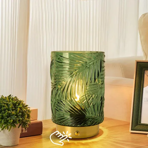 Miniatura 10 de Lámpara de mesa con pilas, lámparas inalámbricas para decoración del hogar, luz nocturna a pilas con bombilla LED con temporizador, luces
