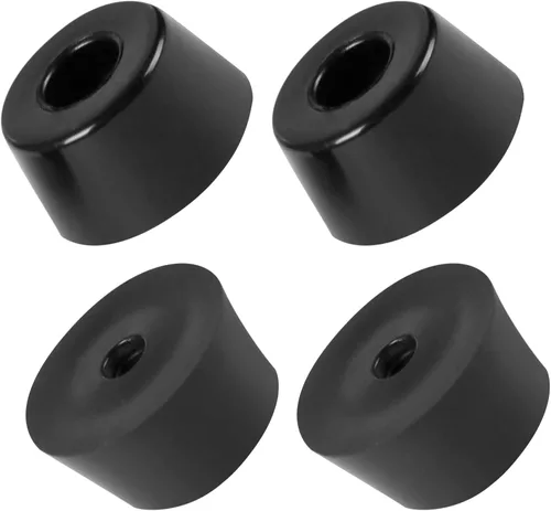 Miniatura 9 de METALLIXITY Pies de goma para parachoques (0.827 x 0.472 in/0.83 x 0.47 pulgadas), 4 unidades, almohadillas redondas para patas protectoras de suelo