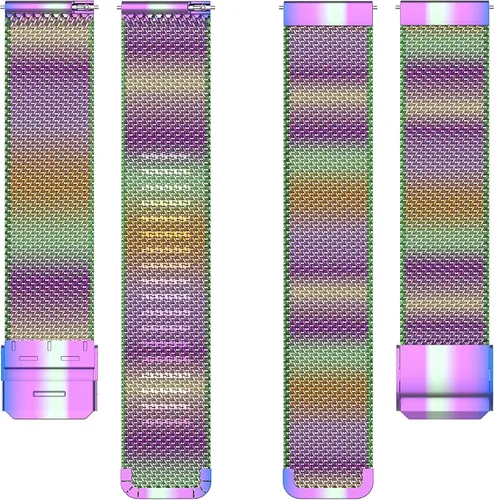 Miniatura 7 de Liufiueq - Correa de reloj compatible con Liufiueq para mujeres y hombres, malla metálica, acero inoxidable, correa de repuesto para reloj
