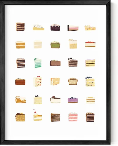 Miniatura 35 de HAUS AND HUES Fruit Art - Imagen de melocotón, decoración de pared de cocina, impresión de baño (marco beige, 24 x 36)