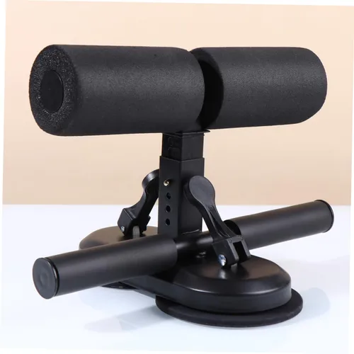 Miniatura 2 de Toddmomy Estufa plegable parabrisas 1pc barra de fitness cintura vientre herramienta de ejercicio lechón piso canicas auto-cebado palo de Negro