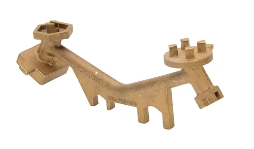 Miniatura 2 de Vestil BNW-B-W Llave de tuerca de tambor en ángulo sin chispas de aleación de bronce