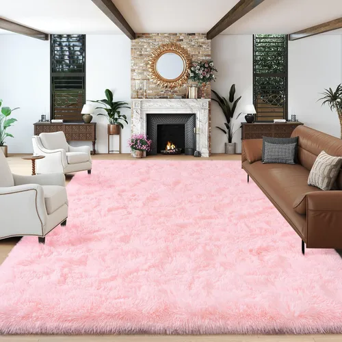 Miniatura 145 de Dssimo - Alfombra superesponjosa para la habitación, alfombra de área moderna, pequeña, suave y acogedora de felpa para niños, niñas y adolescentes