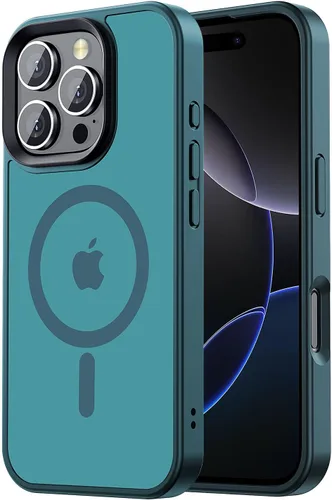 Miniatura 99 de Tigowos Magnetic Guardian - Funda diseñada para iPhone 11 Pro [probada en caídas de grado de 10 pies y compatible con MagSafe] Funda delgada Negro