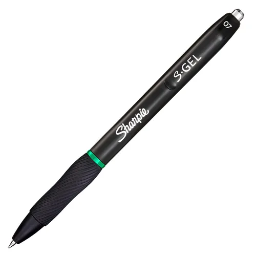 Miniatura 4 de SHARPIE S-Gel - Bolígrafos de gel, punta media (0.028 in), verde, punta fina (0.020 in), azul, 24