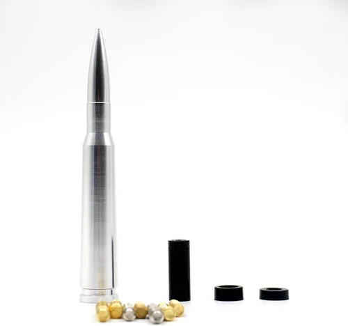 Miniatura 11 de Antena de 50 Cal Stubby con mástil para eliminar la antena de pista, reemplazo para Ford F150 F250 F350 RAM 1500 2500 GMC Denali Chevy Pick-up