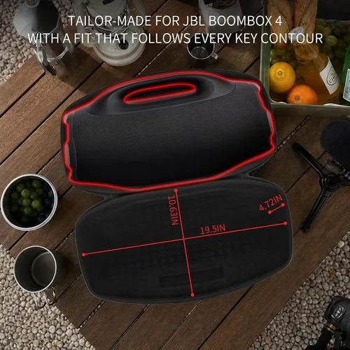 Miniatura 8 de COMECASE Estuche rígido de viaje para JBL Boombox 3/2 - Potente altavoz Bluetooth Boombox impermeable (solo caja)