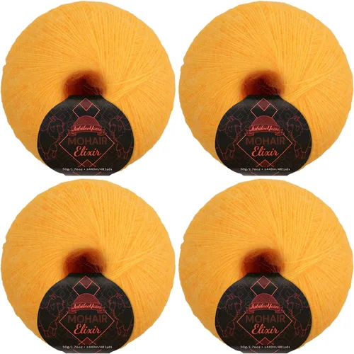 Miniatura 89 de JubileeYarn Mohair Elixir Yarn - 50g/Skein Baby Wool Blend - Cosmopolitan - 1 Skein
