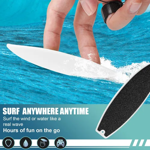 Miniatura 3 de Tablas de surf con dedos, tabla de surf con dedos para ventana de automóvil, tabla de surf con cuerda, tabla de surf de viento para niños