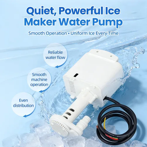 Miniatura 5 de Universal 110V 60HZ Máquina de hielo Bomba de agua Motor YZF5816 Reemplazo para JEELY Motor de suministro de agua para máquina de hacer hielo, 0.28A