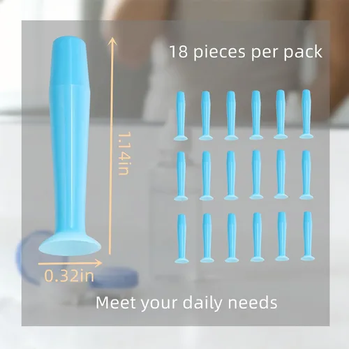 Miniatura 2 de Paquete de 18 insertores de lentes esclerales y herramienta de agarre de lentes de contacto, removedor de aplicador duro de GPS, ideal para uso