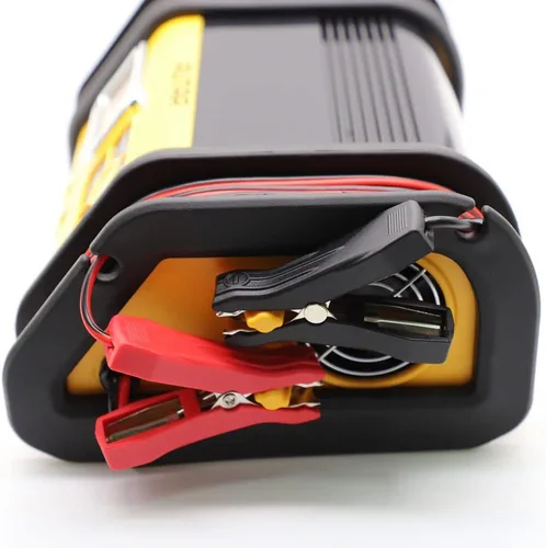 Miniatura 3 de Cargador de batería de banco de 10 amperios totalmente automático de 12 V, comprobación del alternador, abrazaderas de cable.