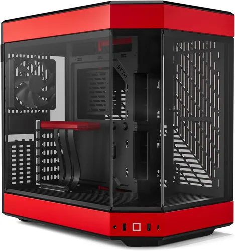 Miniatura 25 de HYTE Y70 - Caja ATX de torre intermedia Touch Infinite de doble cámara con estética moderna y pantalla táctil LCD de 2.5K integrada, color negro