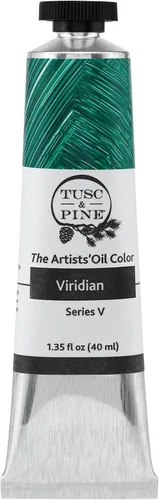 Miniatura 250 de Tusc & Pine Pintura al óleo Artist – Alizarin Crimson, 1.4 fl oz, sin amarilleo, consistencia rica y cremosa, carga máxima de pigmento, pinturas al