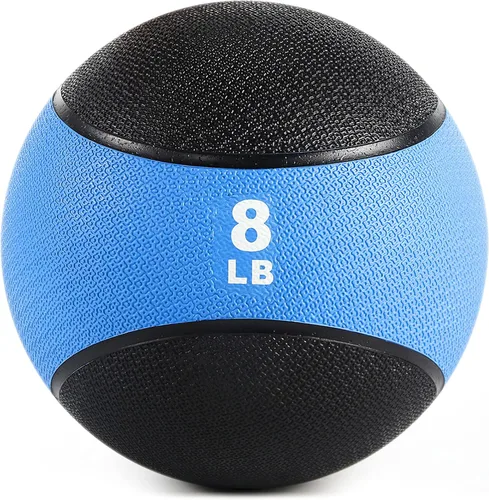 Miniatura 11 de RitFit Weighted Medicine Ball - Non-Slip Rubber Shell & Dual Texture Grip - Workout Exercise Ball for Core Strength, Balance Training, Coordination