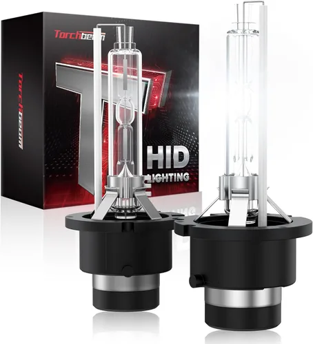 Miniatura 14 de Torchbeam Bombillas HID D1S, 6000K blanco frío, distancia de iluminación del 150%, bombilla de xenón, diseño IP67 para reemplazar 66144 66140 85140