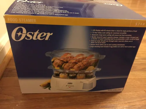 Miniatura 2 de Oster Inspire 5715 - Vaporizador digital para alimentos, color blanco