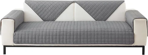 Miniatura 14 de MIFXIN Fundas para reposabrazos, funda de terciopelo antideslizante para sofá, protector de muebles para sofá de 3 plazas, sofá biplaza reclinable