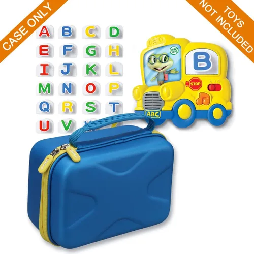 Miniatura 4 de Aproca Funda compatible con el juego de letras magnéticas Leapfrog Fridge Phonics, bolsa de almacenamiento portátil para accesorios, cremallera