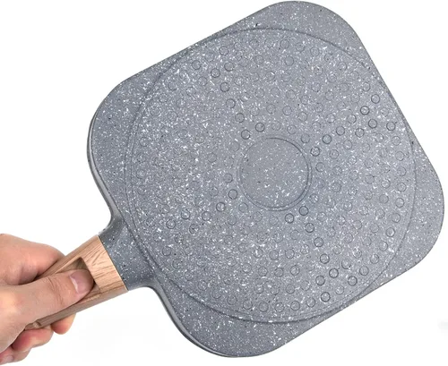Miniatura 3 de yarlung Sartén de 4 tazas con cepillo para aceite, sartén antiadherente para huevos escalfados, sartén para panqueques para hamburguesas, tortillas
