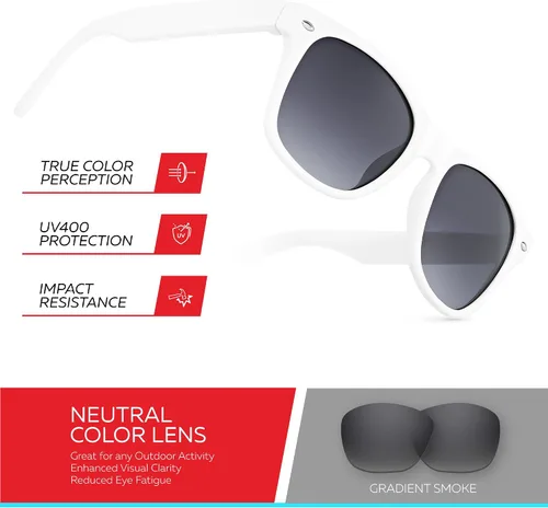 Miniatura 271 de Retro Rewind Lentes de sol para niños y niñas de 3 a 12 años, inastillables, UV400, lentes de sol para niños pequeños