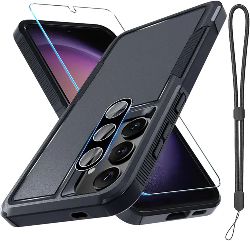 Funda para Samsung Galaxy S24 FE, Cuerpo Completo Resistente de Servicio Pesado Robusta a Prueba de Golpes Funda Protectora para Teléfono con Correa