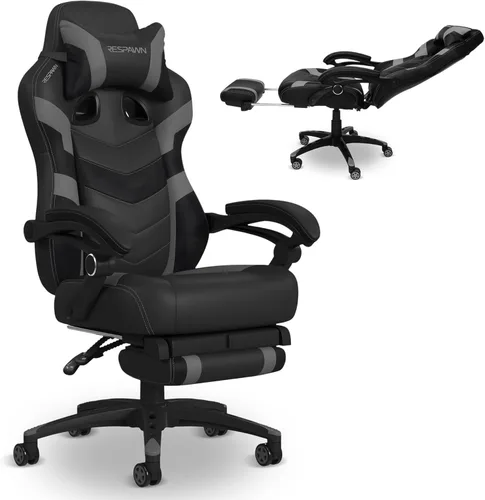 Miniatura 9 de RESPAWN 110 Pro Silla Ergonómica para Juegos con Reposapiés para Adultos - Cómoda Silla Reclinable de Oficina para Juegos con Soporte Lumbar