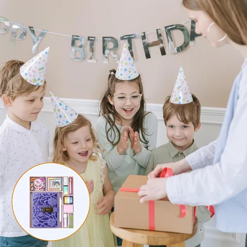 Miniatura 7 de CAGIE Juego de diario de bricolaje para niñas de 8 a 12 años, regalos para niñas de 9, 10 y 11 años, diario con candado para regalo de cumpleaños