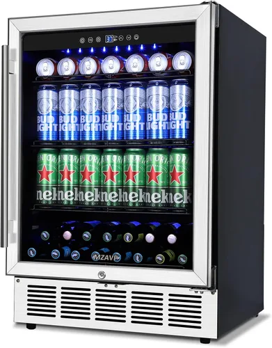 Miniatura 9 de Mini Refrigerador de Vino, Refrigerador Enfriador de Vino de 12 Botellas, Bodega de Vino Independiente para Vino Rojo y Blanco, Control