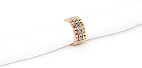 Miniatura 11 de Inspirational - Juego de anillos grabados, con mensaje positivo, delgados y ajustables, (3 en 1, 28 frases diferentes)