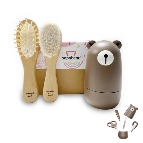 Miniatura 18 de Juego de cortaúñas para bebé con bonito estuche, kit de lima de uñas y uñas de los pies para manicura y pedicura para recién nacidos, regalo de aseo