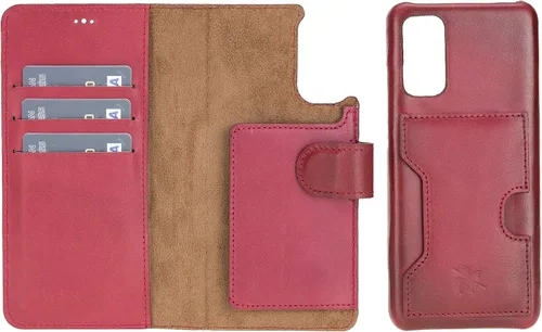 Miniatura 116 de Venito Florence - Funda de piel compatible con Samsung Galaxy S9, extra segura con bloqueo RFID, cartera desmontable para teléfono (gris decolorado)