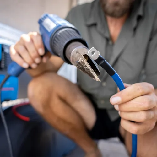 Miniatura 4 de Tubo termorretráctil 2:1, envoltura de tubo de manguito de cable, [para protección de aislamiento eléctrico] - 1/4 pulgadas de diámetro/16