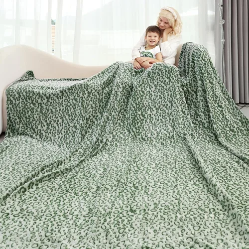 Miniatura 8 de Manta con Estampado de Leopardo Morado Manta Morada Ligera Cálida Mantas Suaves Decorativas para Cama Sofá Dormitorio Leopardo púrpura