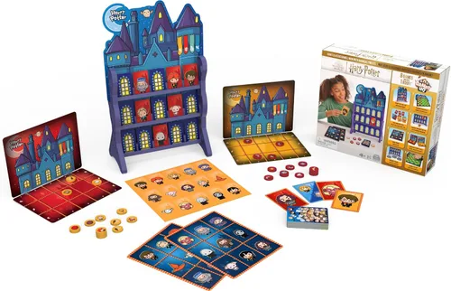 Miniatura 5 de Wizarding World, Harry Potter Games HQ Checkers Tic Tac Toe Memory Match Go Fish Bingo Juegos de cartas Fantastic Beasts regalo, para adultos