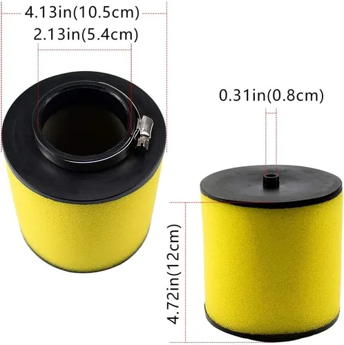 Miniatura 2 de Recon 250 17254-HM8-000 Filtro de aire para Honda Recon 250 TRX250TE TRX250TM Sportrax TRX250EX TRX250X ATV