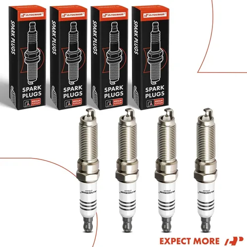 Miniatura 9 de A-Premium 4 bujías de platino iridio compatibles con vehículos Buick, Cadillac, Chevrolet y GMC - Envision, Regal, ATS, CT6, CTS, Equinox, Malibu