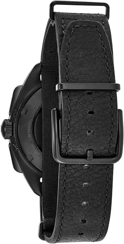 Miniatura 3 de Bulova Hombre Archive Series Lunar Pilot Cronógrafo Precisionist de 6 manecillas Acero Inoxidable Ionizado Negro, Correa NATO Negra y Cristal