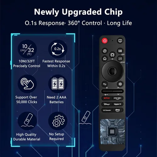Miniatura 9 de Paquete de 2 controles remotos de repuesto para Roku TV, compatible con televisores inteligentes TCL/Hisense/Onn/Philips Roku, no necesita