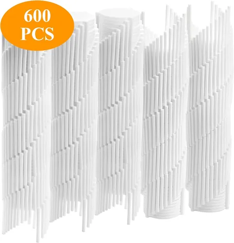 Miniatura 4 de ZEAYEA 600 piezas de soporte para guardar pizza, apilamiento de plástico para pizza de mesa, protector de pizza blanca desechable para contenedor