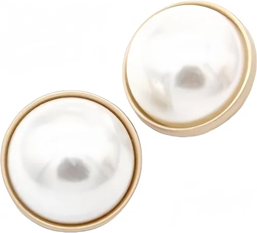 Miniatura 20 de 5 piezas de botones de oro con perlas de metal para mujer, botones para abrigo de suéter, decoración para ropa, accesorios de costura y manualidades