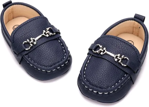 Miniatura 2 de LONSOEN Mocasines para bebés y niños y niñas, Mocasín