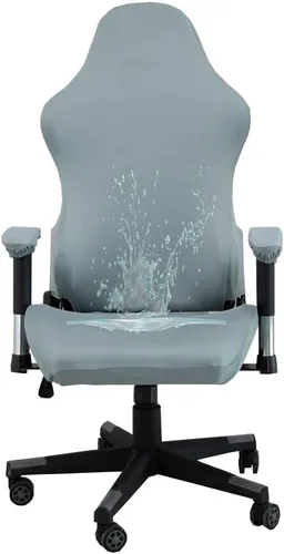 Miniatura 8 de Fundas ergonómicas para silla de oficina con reposabrazos, fundas elásticas repelentes al agua para adultos, videojuegos, reclinables, carreras