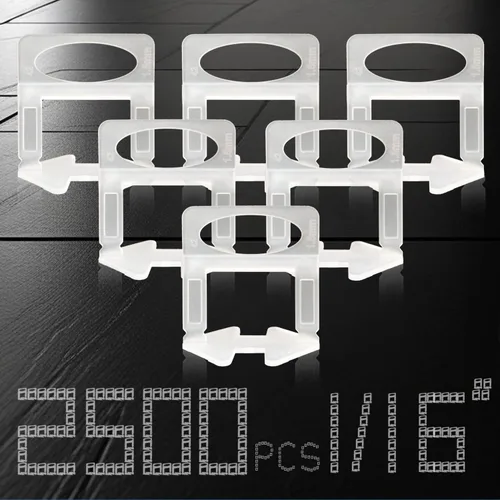 Miniatura 8 de Sistema de Nivelación de Azulejos con Clips Espaciadores de Azulejos de 1/32" Separadores de Nivelador de Azulejos de 1mm Juego de Herramientas
