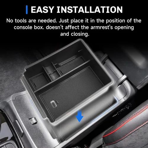 Miniatura 8 de SXCY Para Hyundai Tucson 2025 2026 [SE/SEL] Organizador de consola central para Hyundai Tucson 2025 2026 Accesorios para Hyundai Tucson 2025 2026