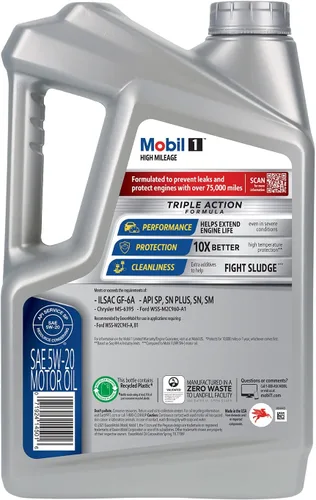 Miniatura 3 de Mobil 1 - Aceite sintético High Mileage 5W-20 para motor, 5 cuartos de galón, 2