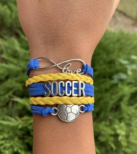 Miniatura 39 de Sportybella - Pulsera de fútbol ajustable, regalo para jugadores